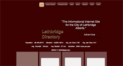 Desktop Screenshot of lethbridgedirectory.com